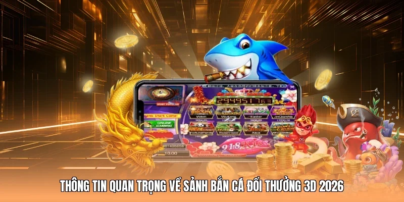 Thông tin quan trọng về sảnh bắn cá đổi thưởng 3D 2026